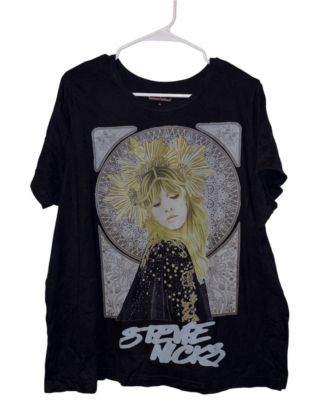 Stevie Nicks Graphic T-Shirt Size 1X Fleetwood Mac Boho Gypsy